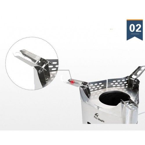 Пальник на дровах Fire Maple Green Mountain Wood Stove