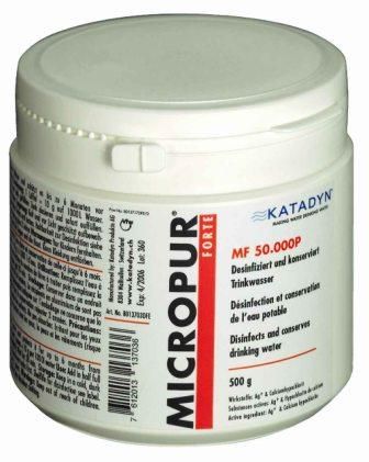Засіб для очищення води Katadyn Micropur Forte MF 50'000P